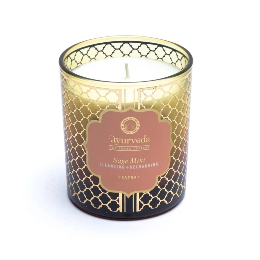 Kapha Sauge menthe Ayurveda Bougie parfumée 0