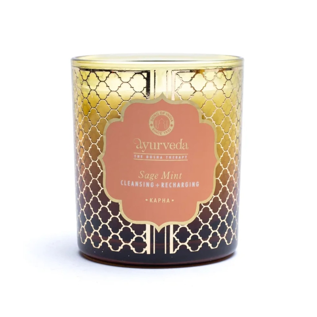 Kapha Sauge menthe Ayurveda Bougie parfumée 2