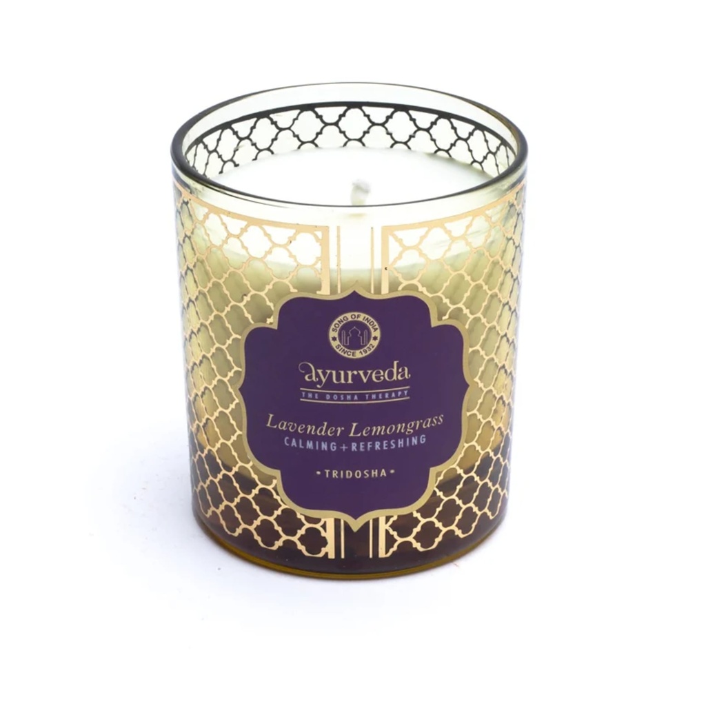 Tridosha Lavande Citronnelle Ayurveda Bougie parfumée 0