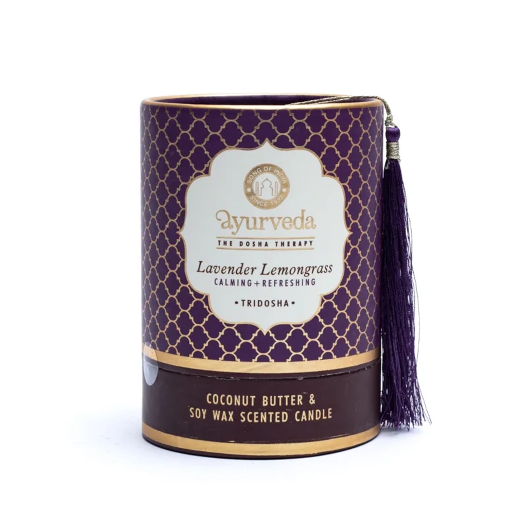 Tridosha Lavande Citronnelle Ayurveda Bougie parfumée 1