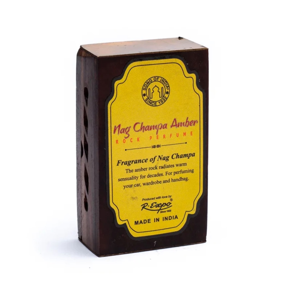Encens Résine Nag Champa Ambre + diffuseur en bois 0