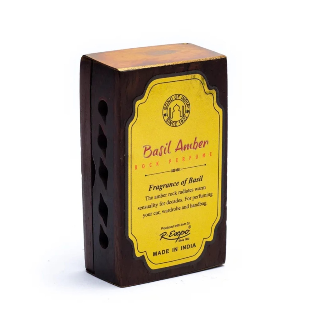 Encens Résine -Basilic Ambre + diffuseur en bois 0