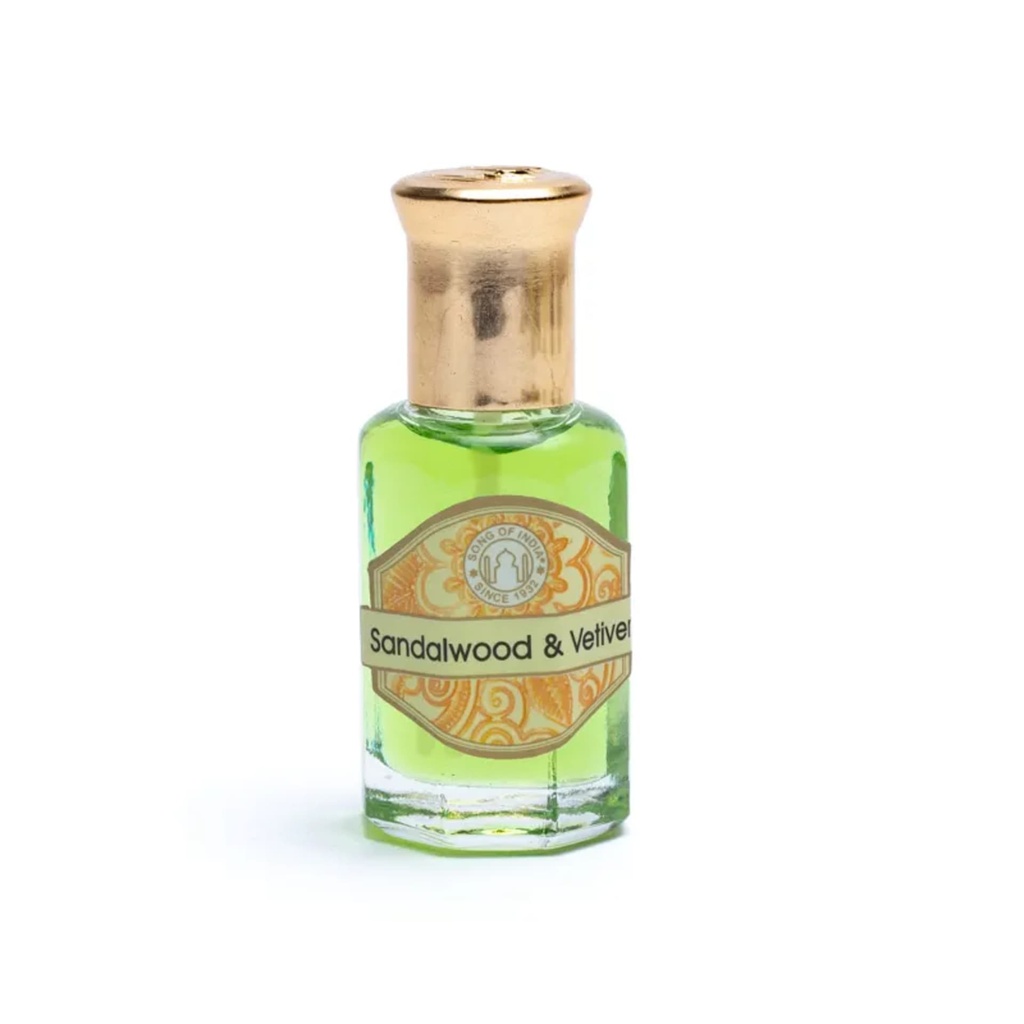 Huile parfumée ayurvédique Santal et Vétiver 0