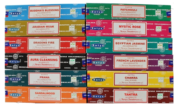 Assortiment Encens Satya 12 Fragrances 1