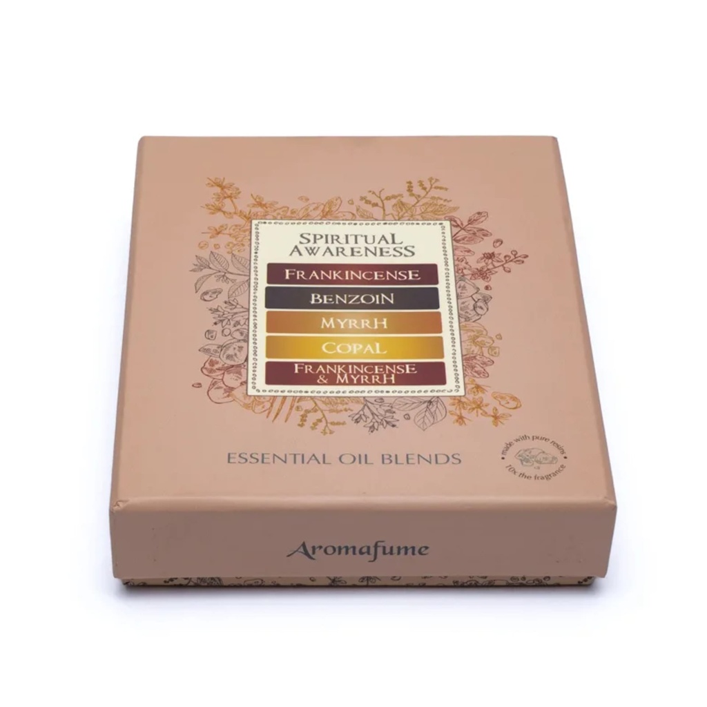 SET de 5 mélanges d'huiles essentielles en résine Aromafume 0