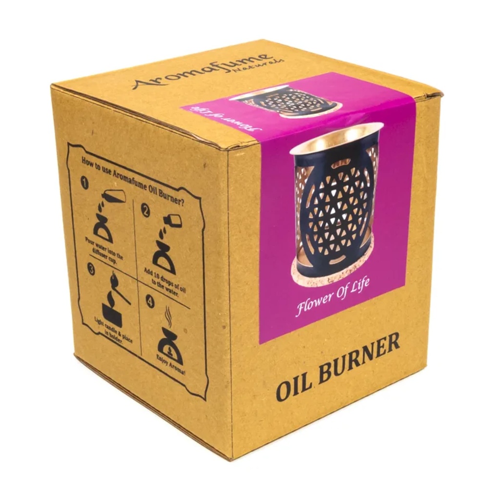 Aromafume Brûleur d'encens Fleur de Vie 0