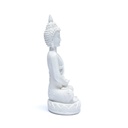 Statue de Bouddha de méditation blanche 1