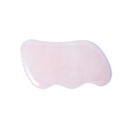 Pierre de massage quartz rose gua sha vague 0