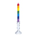 Bougeoir en verre pour bougie de table 0