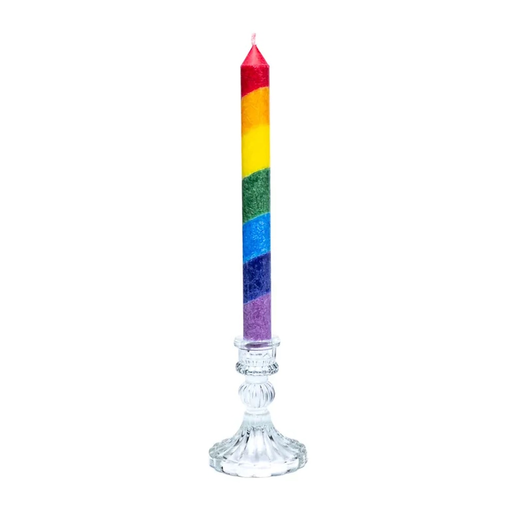 Bougeoir en verre pour bougie de table 0