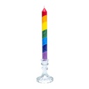Bougeoir en verre pour bougie de table 0