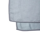 Serviette de yoga gris clair à pois PVC 1