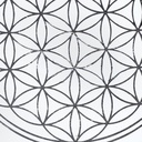 Tambour sur cadre Fleur de Vie L 3