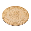 Planche pendule astrologie gravée 0