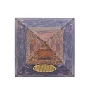 Orgonite Pyramide améthyste fleur de vie 0