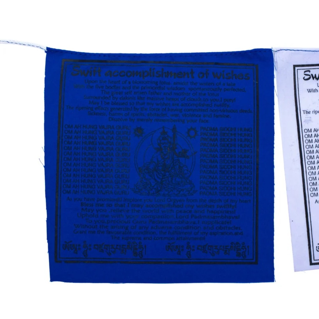 Drapeaux de prière tibétains Gourou Rimpoché 1