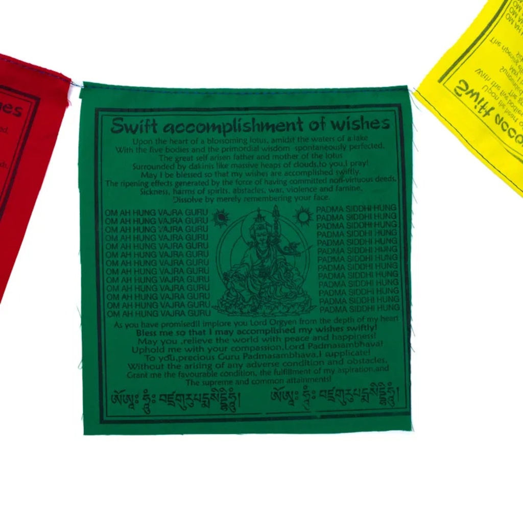 Drapeaux de prière tibétains Gourou Rimpoché 3