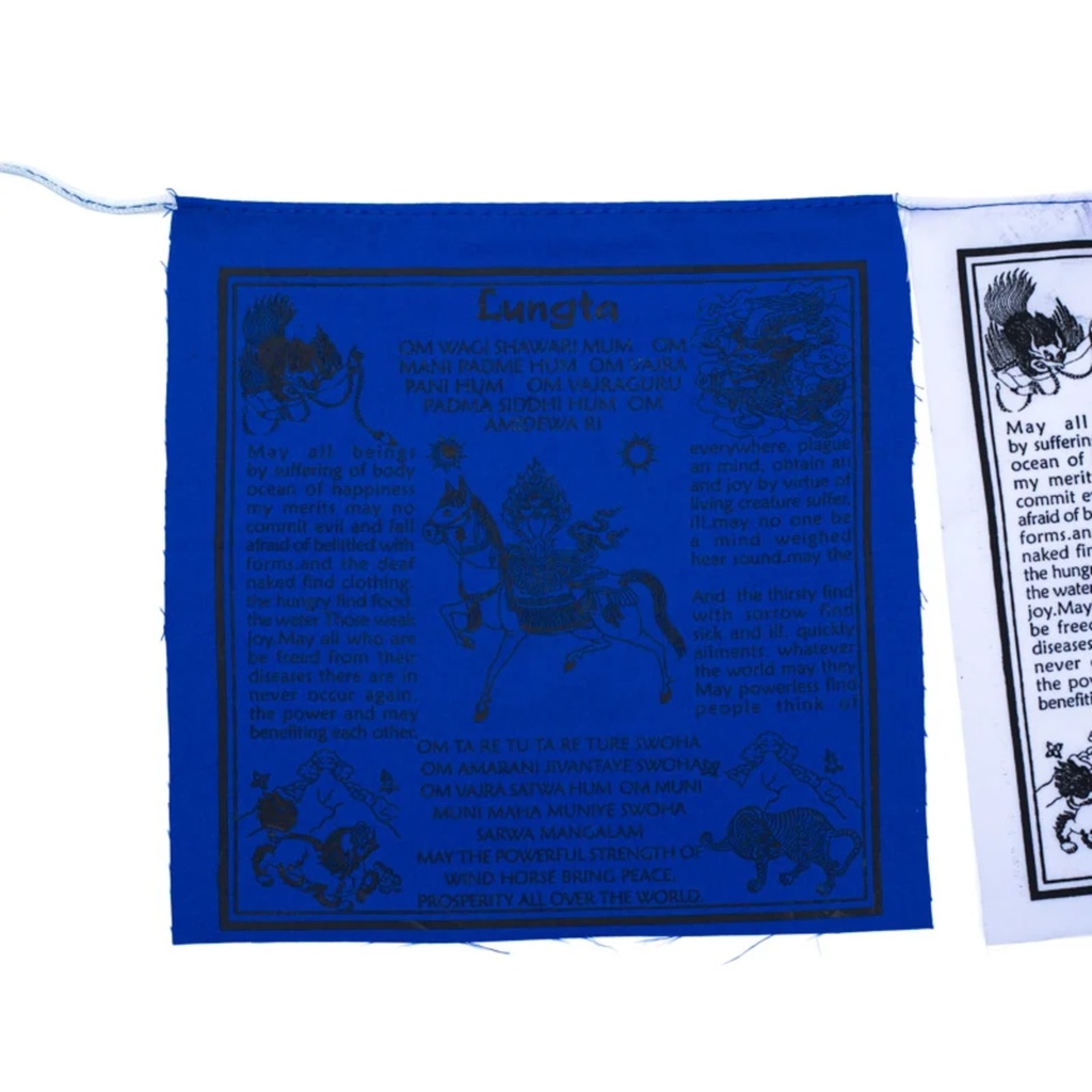 Drapeaux de prière tibétains Lungta 1