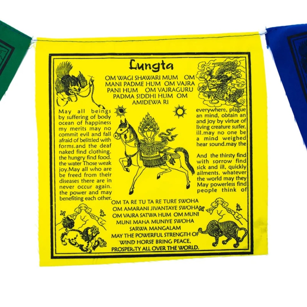 Drapeaux de prière tibétains Lungta 4