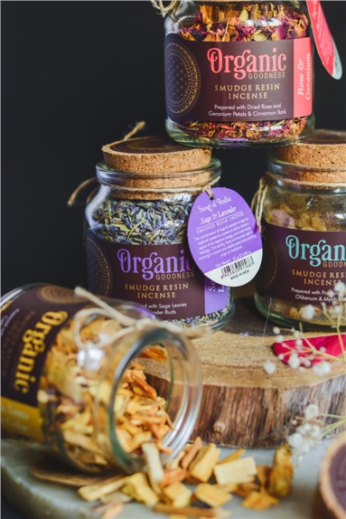 Encens Résine Purification Organic Sauge et Lavande 1