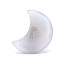 Agate en forme de lune avec cristallisation 1