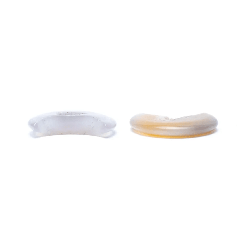 Agate en forme de lune avec cristallisation 2