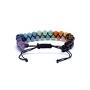 Bracelet Chakra double rang ajustable 0