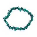 Bracelet élastique chips de malachite 0