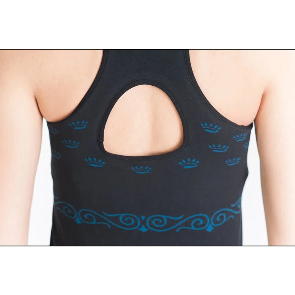 Haut de yoga Namaste coton bio sans couture noir S-M 0