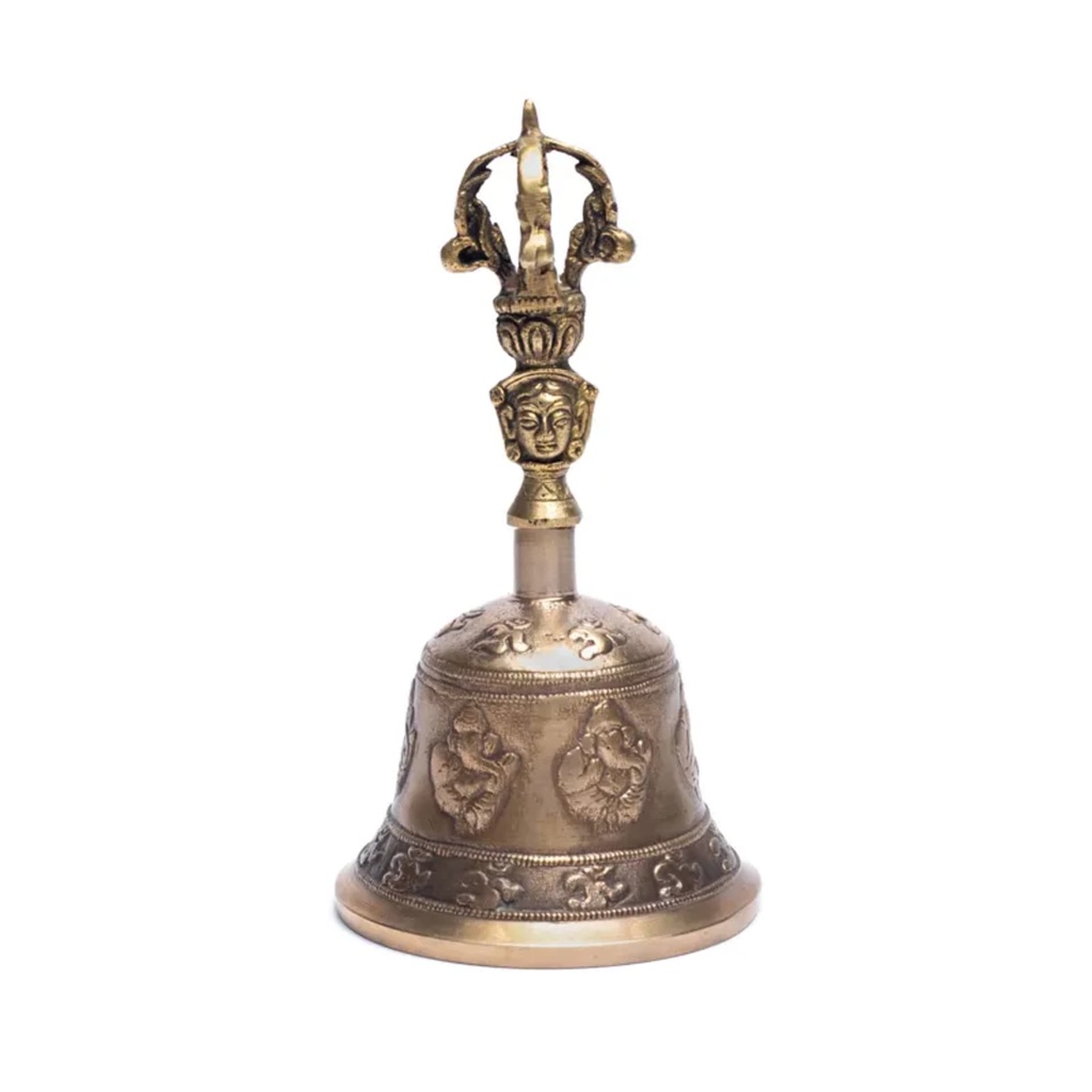Dorge et cloche avec Ganesh et Om M 0