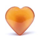 Coeur de Calcite de miel Pierre de soucis 1