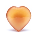 Coeur de Calcite de miel Pierre de soucis 1