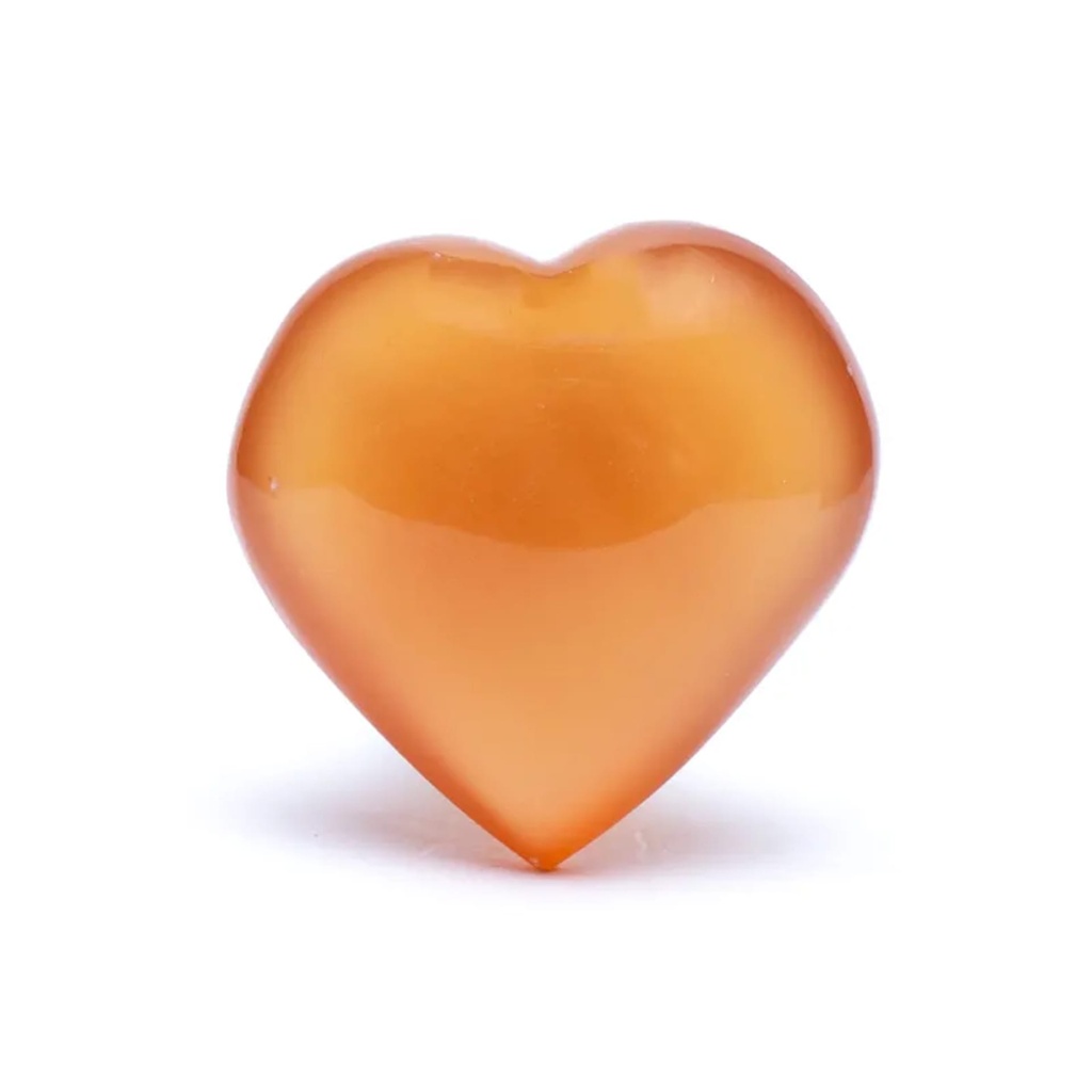 Coeur de Calcite de miel Pierre de soucis 1