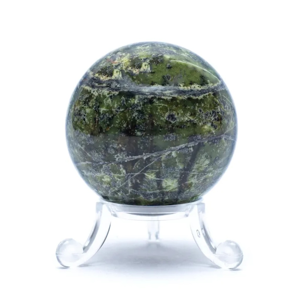 Sphère de Serpentine verte 0
