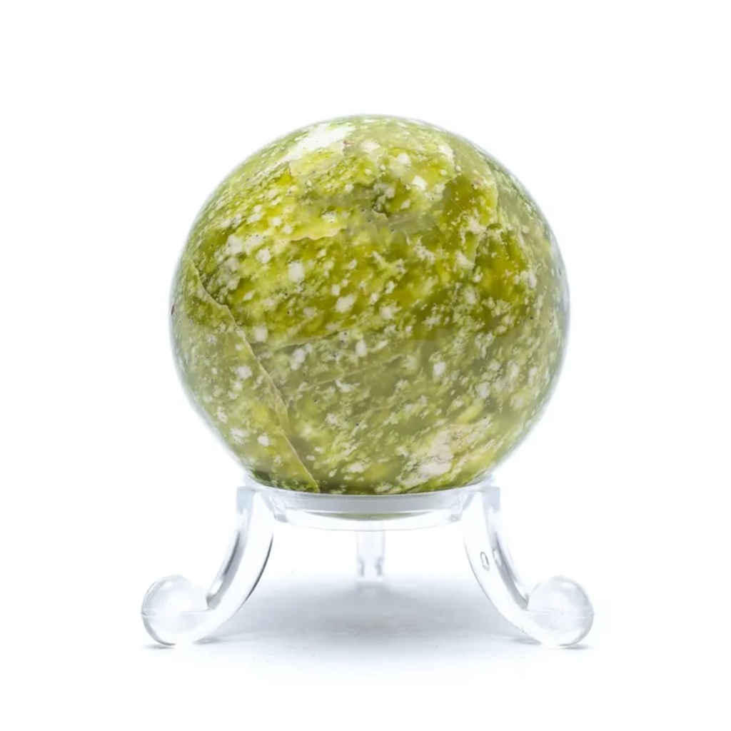 Sphère de Serpentine jaune 0