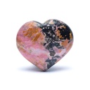 Coeur en Rhodonite Pierre de soucis 1