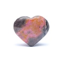 Coeur en Rhodonite Pierre de soucis 1