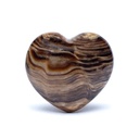 Coeur en Aragonite marron Pierre de soucis 1
