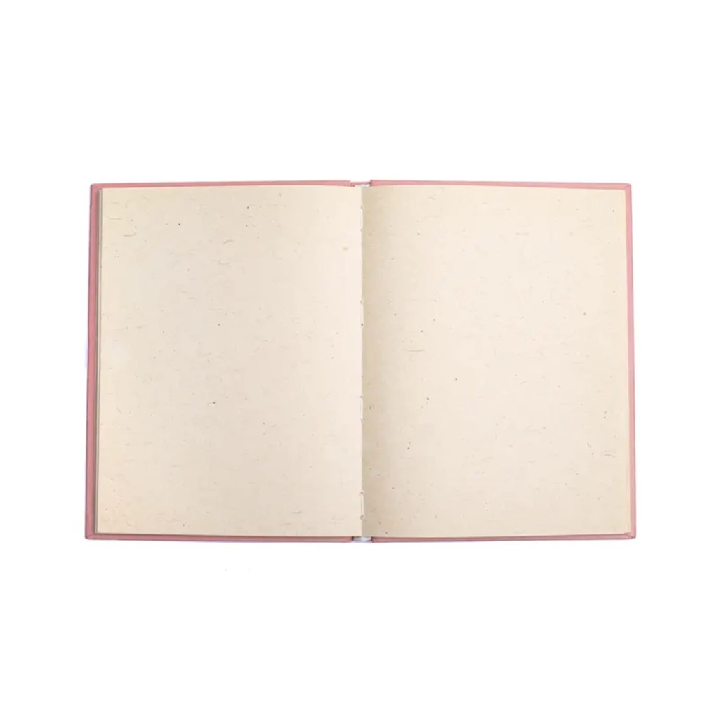 Carnet phases de lune & étoiles vieux rose 0