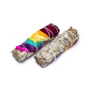Smudge de sauge blanche / pétales chakra S set de 2 1