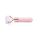 Rouleau de massage d'acupression quartz rose 1
