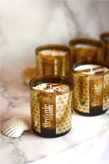 Bougie parfumée Purification Organic Frankincense et Myrrhe 2