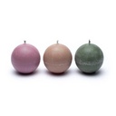 Coffret bougies sphériques colza 4