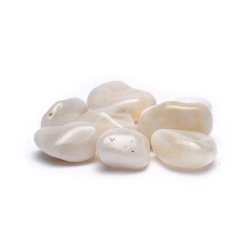 Quartz laiteux pierres polies de qualité A 1