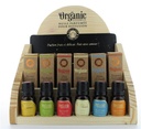 Présentoir en Bois de pin 6 x 3 Huiles parfumées Organic 10 ml 2