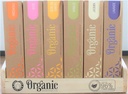 Présentoir en Bois de pin 6 x 12 Encens Bâton Organic 15 g 2