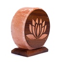 Lampe de sel Lotus avec câble et LED 0