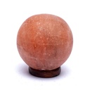 Lampe de sel Sphère avec câble et LED 0