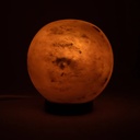 Lampe de sel Sphère avec câble et LED 1