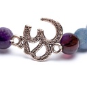 Mala/bracelet Améthyste/ Aventurine/ Cristal de roche + Om 0